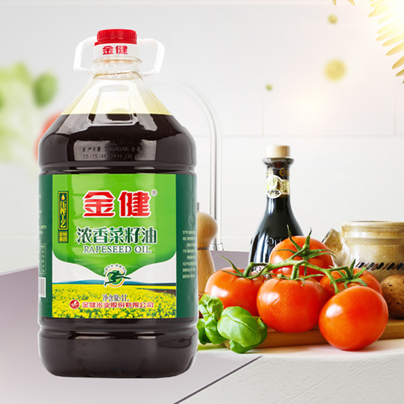 金健浓香菜籽油5L 非转基因食用油 物理压榨植物油优质菜油